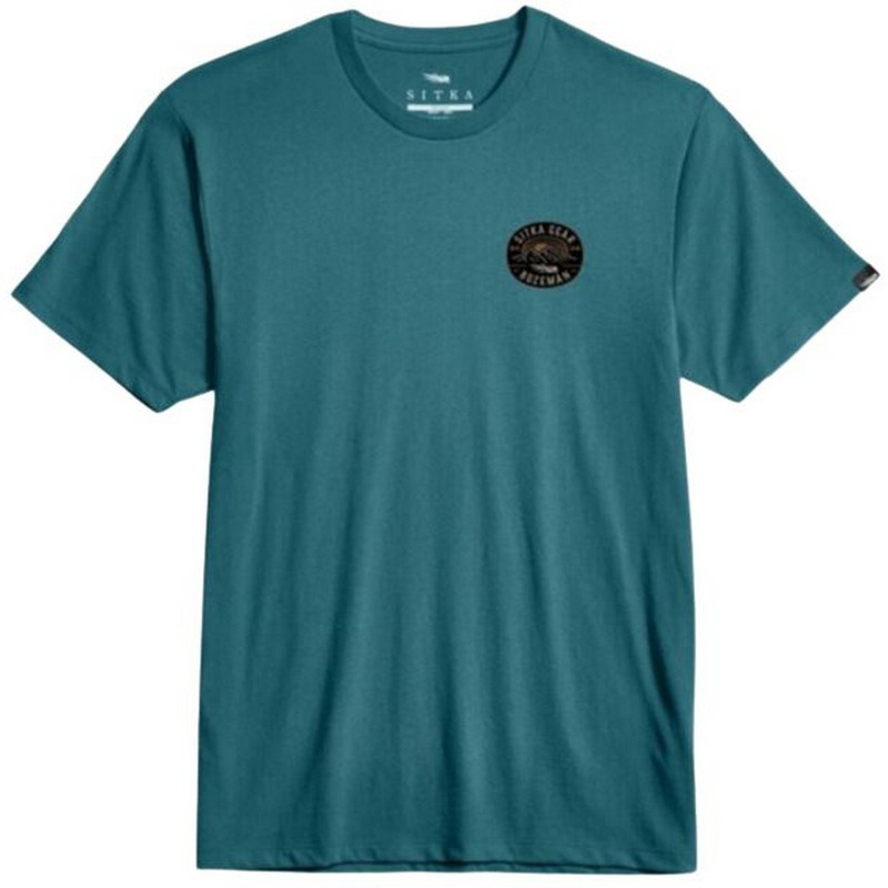 Sitka Altitude Short Sleeve Tee in Sea Blue Color